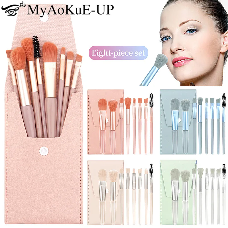 8pcs Makeup Brush Set Lip Gloss Applicator Mascara Wands Eye Shadow Blush Foundation Smudge Eyelash Extension Brush Beauty Tool
8pcs Makeup Brush Set Lip Gloss Applicator Mascara Wands Eye Shadow Blush Foundation Smudge Eyelash Extension Brush Beauty Tool