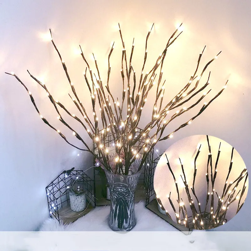 Artificial Plant Christmas 20LEDs Willow Branch Lamp Strings Light Christmas Decoration 2022 New Year Christmas Gift Navidad
Artificial Plant Christmas 20LEDs Willow Branch Lamp Strings Light Christmas Decoration 2022 New Year Christmas Gift Navidad