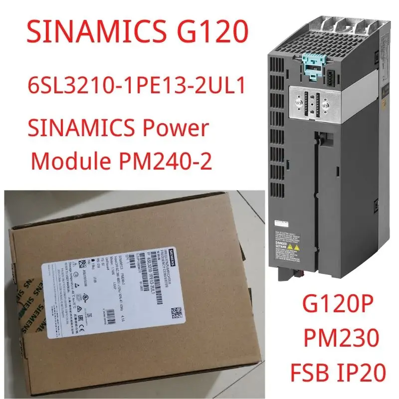 

6SL3210-1PE13-2UL1 Brand new SINAMICS G120,SINAMICS Power Module PM240-2 G120P, PM230, FSB, IP20 6SL3210 1PE13 2UL1