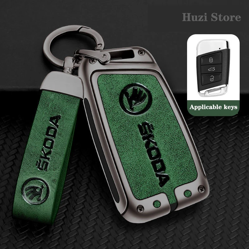 3/4 Button Zinc Alloy Leather Car Key Protection Cover For Skoda Superb A7 Octavia A8 Kodiaq Karoq Rapid Fabia Slavia Kushaq
3/4 Button Zinc Alloy Leather Car Key Protection Cover For Skoda Superb A7 Octavia A8 Kodiaq Karoq Rapid Fabia Slavia Kushaq