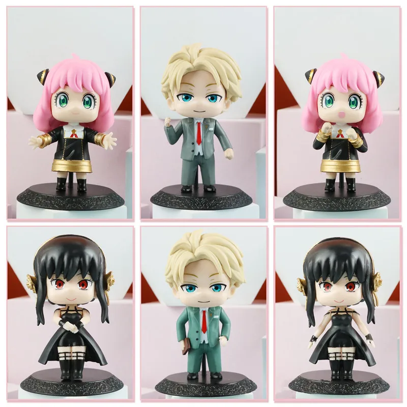 6pcs Spy Family X Action Figures Pvc Action Figures Spy Family Ania Joel Lola Q Edition Anime Figures Collection Toys For Kids
6pcs Spy Family X Action Figures Pvc Action Figures Spy Family Ania Joel Lola Q Edition Anime Figures Collection Toys For Kids