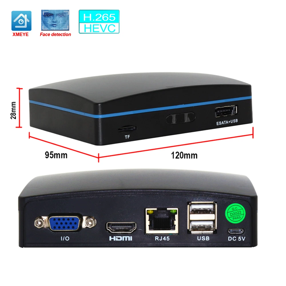 Сетевой Видеорегистратор Xmeye 16-канальный 5 МП Mini NVR H.265 С Поддержкой Распознавания Лиц И Движений
Сетевой Видеорегистратор Xmeye 16-канальный 5 МП Mini NVR H.265 С Поддержкой Распознавания Лиц И Движений