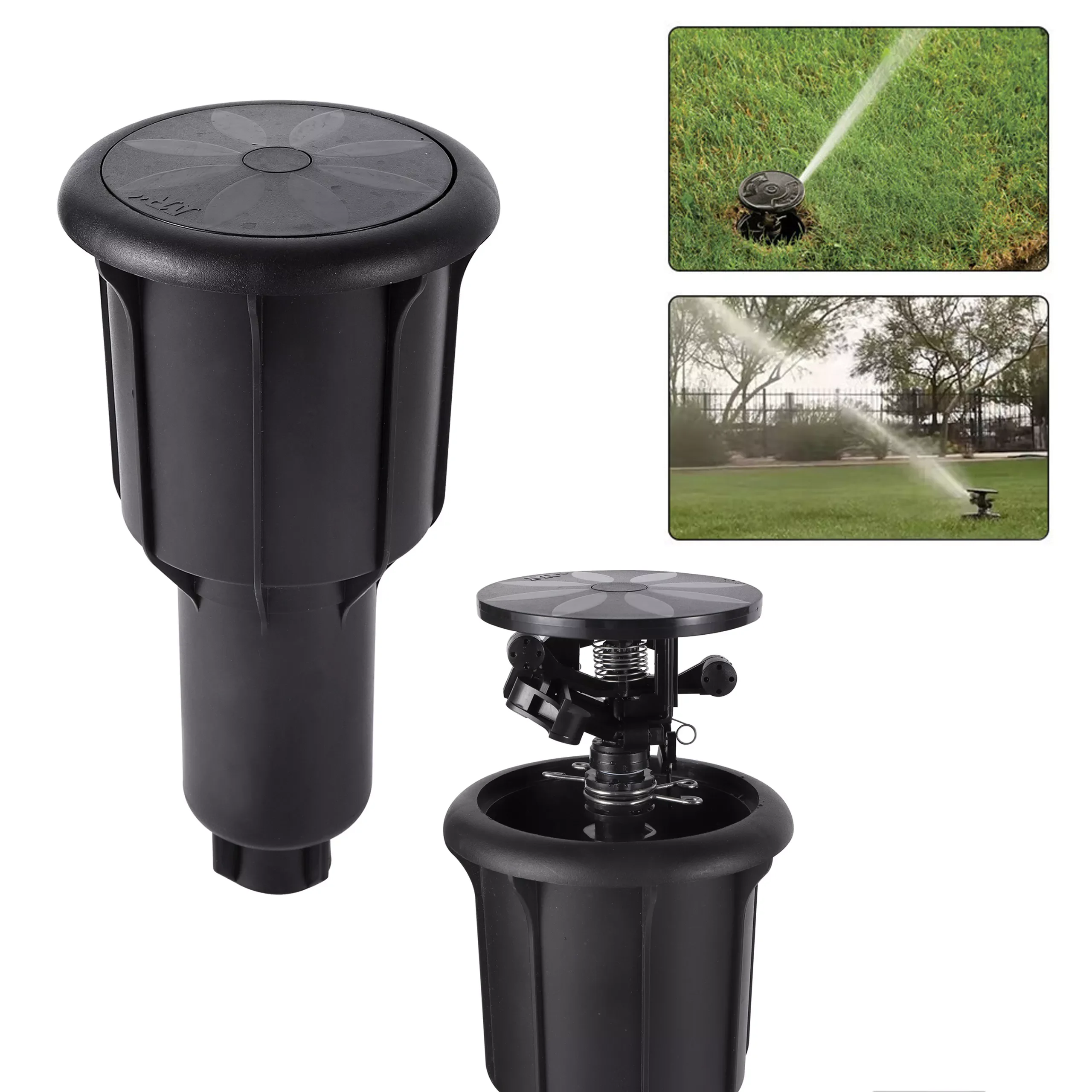High Water Pressure 360 Degrees Rotating Watering Pop-up Spray Head Sprinkler 1/2" 3/4" Integrated Sprinkler Lawn Irri
High Water Pressure 360 Degrees Rotating Watering Pop-up Spray Head Sprinkler 1/2" 3/4" Integrated Sprinkler Lawn Irri