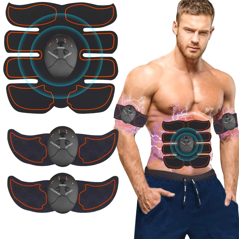 

Wireless EMS Muscle Stimulator Toner ABS Abdominal Hip Trainer Weight Loss Fitness Shaping Electric Body Slimming Massager