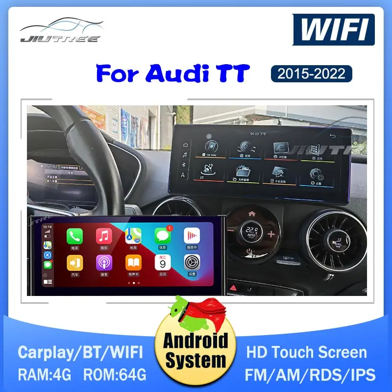 2 Din Android 10.0 64G Car Auto Radio Player For Audi TT 2015-2022 Car Radio Multimedia DVD Player GPS Navigation
2 Din Android 10.0 64G Car Auto Radio Player For Audi TT 2015-2022 Car Radio Multimedia DVD Player GPS Navigation
