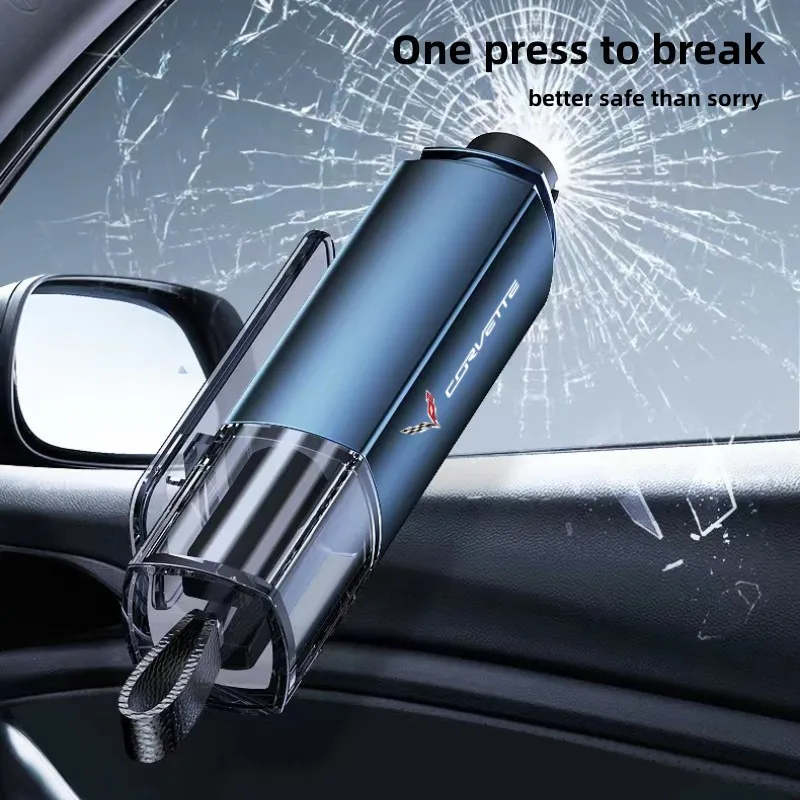 Car Emergency Escape Safety Hammer Window Breaking Tool Seat Belt Cutter For Corvette C1 C2 C3 C4 C5 C5 C6 C7 C6-R C8 Accessory
Car Emergency Escape Safety Hammer Window Breaking Tool Seat Belt Cutter For Corvette C1 C2 C3 C4 C5 C5 C6 C7 C6-R C8 Accessory