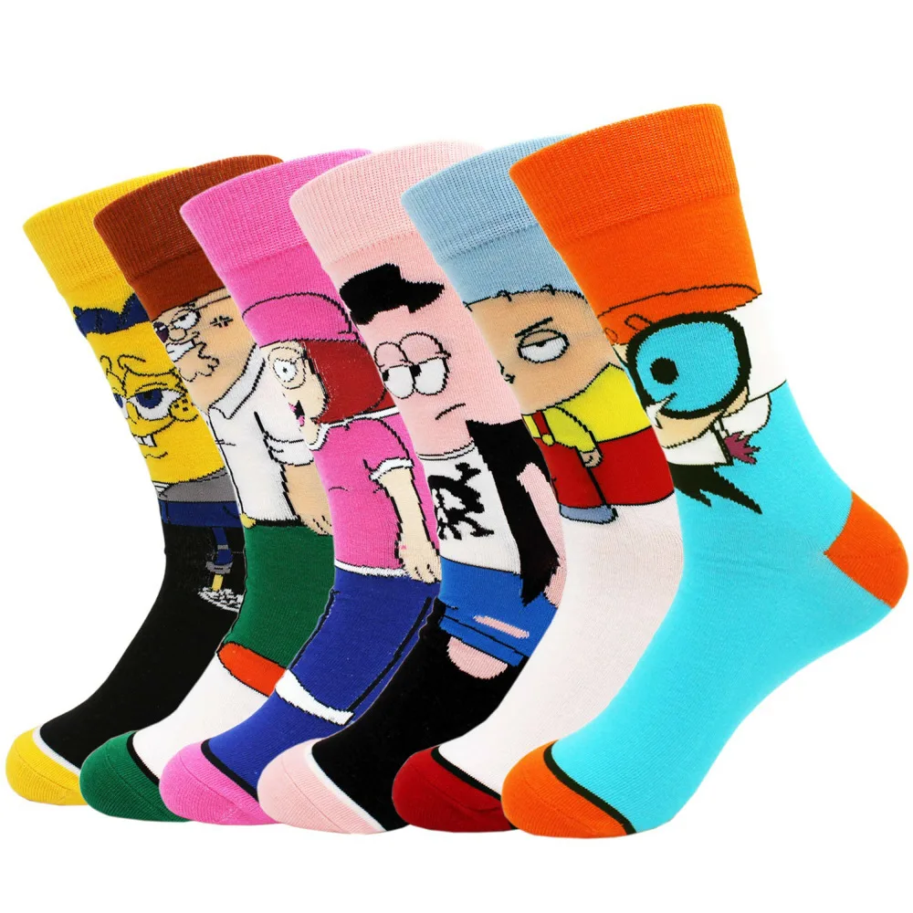 Fashion Men's Socks Spring and Summer Cartoon Women's Socks Creative Straight Sports Harajuku Medium Tube Tide Socks Stockings
Fashion Men's Socks Spring and Summer Cartoon Women's Socks Creative Straight Sports Harajuku Medium Tube Tide Socks Stockings