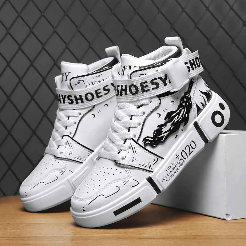 New Arrival Boys Kids Casual Shoes High Top Children Walking Shoe Fashion Pu Teenage Trainers Comfortable Kids Gym Shoes
New Arrival Boys Kids Casual Shoes High Top Children Walking Shoe Fashion Pu Teenage Trainers Comfortable Kids Gym Shoes