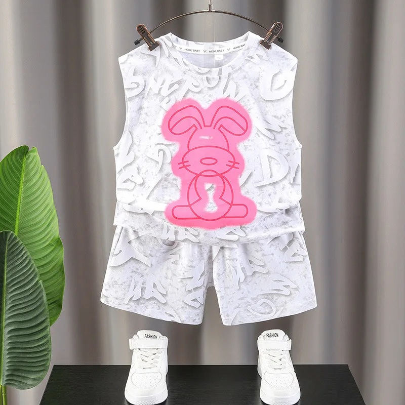 Комплект для мальчиков без рукавов 23 новый стиль детская летняя модная одежда детский летний очаровательный планктон два комплекта
Комплект для мальчиков без рукавов 23 новый стиль детская летняя модная одежда детский летний очаровательный планктон два комплекта