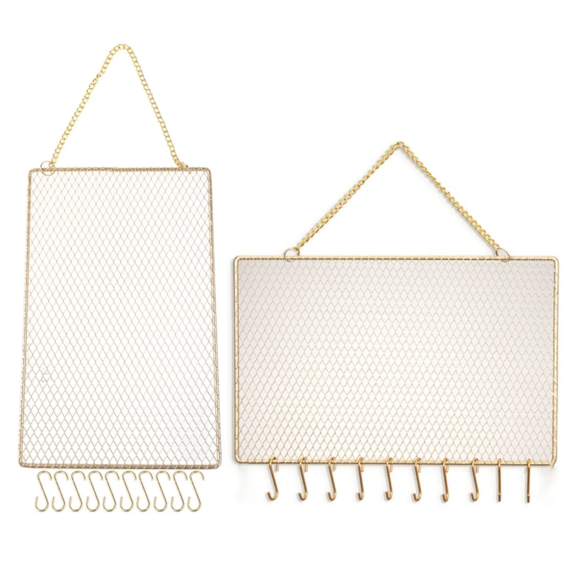 Прочные прямоугольные Подвесные серьги-гвоздики, настенный органайзер для ювелирных изделий, декоративные крючки в форме сетки с бриллиан... 
Прочные прямоугольные Подвесные серьги-гвоздики, настенный органайзер для ювелирных изделий, декоративные крючки в форме сетки с бриллиан...