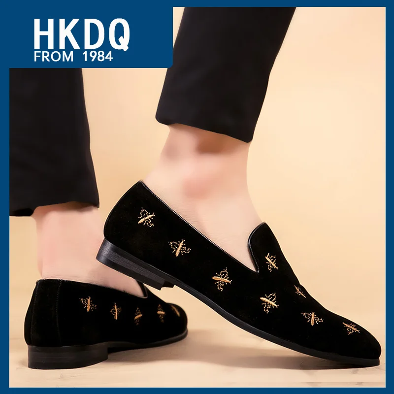 HKDQ Animal Embroidery Leather Loafers Men Fashion Breathable Men's Boat Shoes Comfortable Anti-slip Casual Slip-on Shoes Man
HKDQ Animal Embroidery Leather Loafers Men Fashion Breathable Men's Boat Shoes Comfortable Anti-slip Casual Slip-on Shoes Man