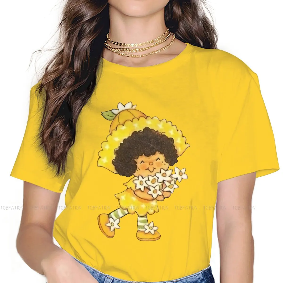 Orange Blossom TShirt For Girls Strawberry Shortcake Tees Fashion Lady T Shirt 4XL Soft Printed Oversized
Orange Blossom TShirt For Girls Strawberry Shortcake Tees Fashion Lady T Shirt 4XL Soft Printed Oversized