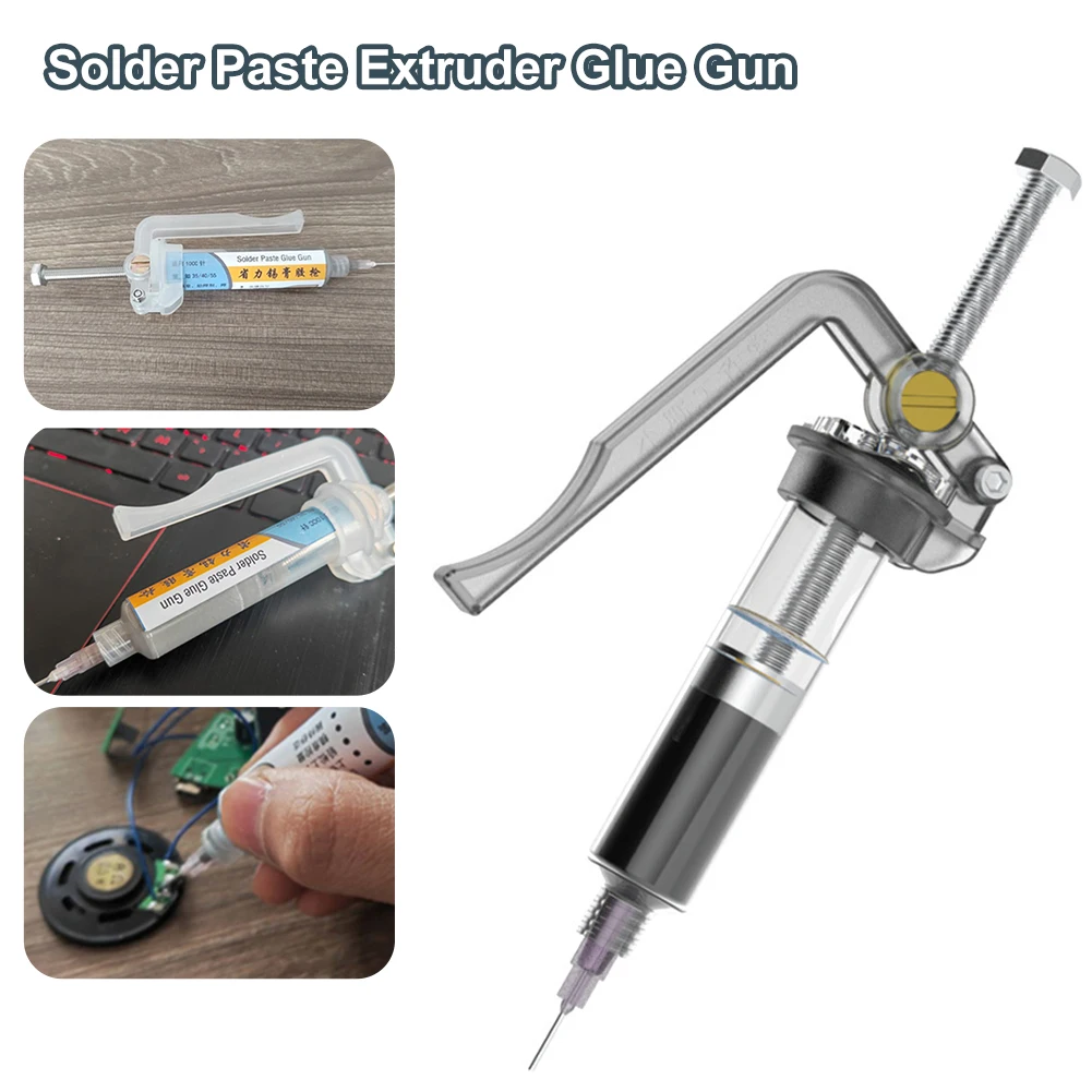 Solder Paste Extruder Glue Gun Welding Oil Green Oil Booster Tool UV Glue Booster Circuit Board Repair Soldering Accessories
Solder Paste Extruder Glue Gun Welding Oil Green Oil Booster Tool UV Glue Booster Circuit Board Repair Soldering Accessories