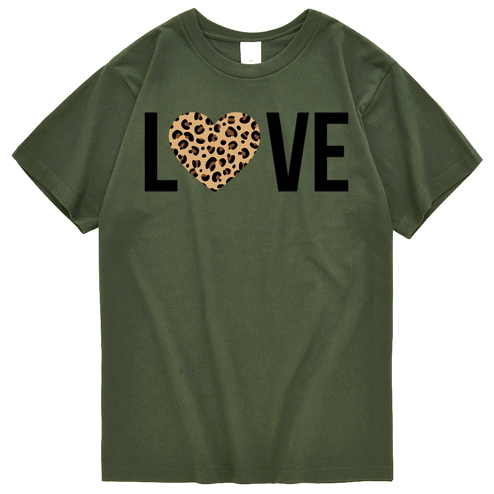 Letters" Love" With The Leopard Print Heart Print Short Tees Man'S Korean Loose Tshirt Sport Soft Clothes Loose O Neck Tee Men
Letters" Love" With The Leopard Print Heart Print Short Tees Man'S Korean Loose Tshirt Sport Soft Clothes Loose O Neck Tee Men