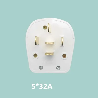 Трехфазный пятипроводной разъем/вилка 440В 380В белый
Трехфазный пятипроводной разъем/вилка 440В 380В белый