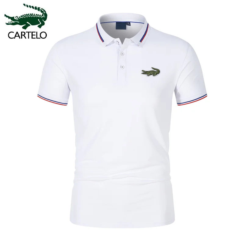 CARTELO Men's New Spring/Summer Embroidery Casual Polo Shirt High Quality Business Luxury T-shirt Fashion Breathable Polo Shirt
CARTELO Men's New Spring/Summer Embroidery Casual Polo Shirt High Quality Business Luxury T-shirt Fashion Breathable Polo Shirt