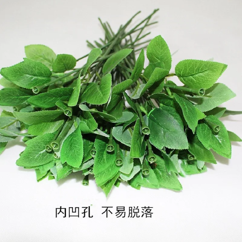 50pcs Artificial Fake Rose Flower Stems For Handmade Bouquet Flower Leaf Vein Wedding Home Decoration
50pcs Artificial Fake Rose Flower Stems For Handmade Bouquet Flower Leaf Vein Wedding Home Decoration
