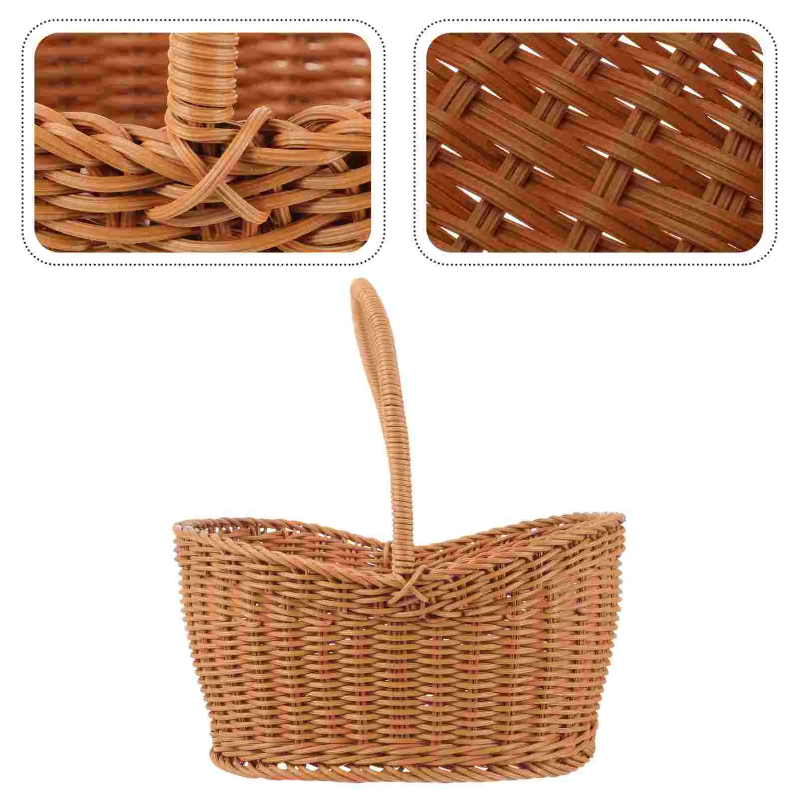 Woven Hand Basket Snacks Storage Fruits Baskets Breads Holder Rattan Hand-made Vegetable Container Wicker Party
Woven Hand Basket Snacks Storage Fruits Baskets Breads Holder Rattan Hand-made Vegetable Container Wicker Party