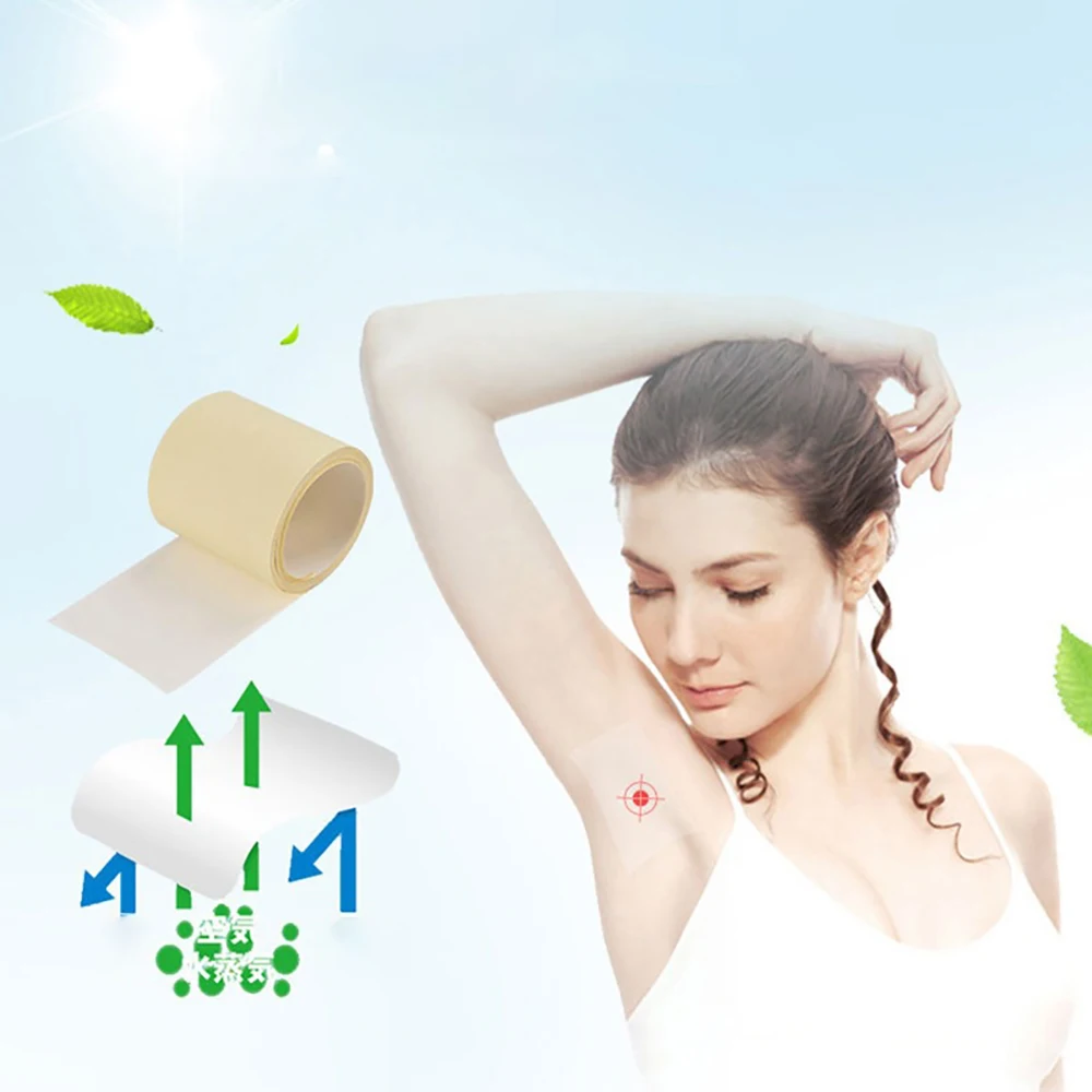 1 Roll 6m Disposable Armpit Sweat Pads Transparent Sticker Underarm Antiperspirant Deodorant Keep Dry Absorbing Perspiration
1 Roll 6m Disposable Armpit Sweat Pads Transparent Sticker Underarm Antiperspirant Deodorant Keep Dry Absorbing Perspiration