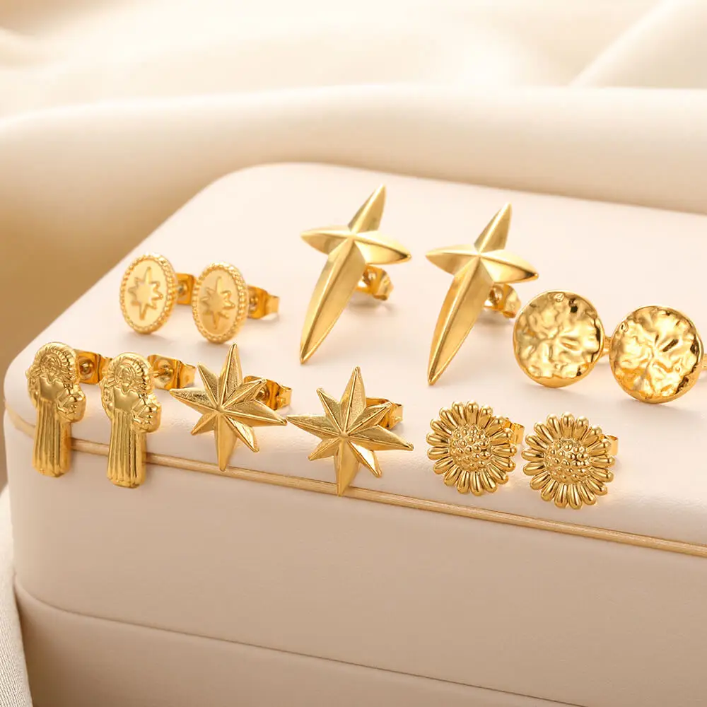 Minimalist Korean Fashion Mini David Stars Stud Earrings for Women Student Teen Simple Ear Piercing Jewelry 2023
Minimalist Korean Fashion Mini David Stars Stud Earrings for Women Student Teen Simple Ear Piercing Jewelry 2023