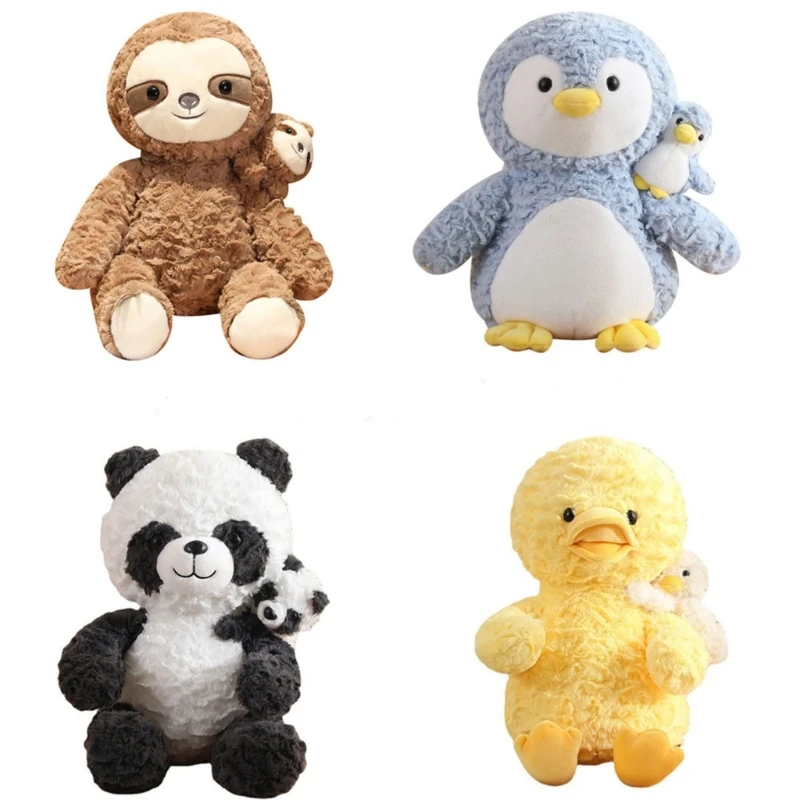 

Серия Y55B для мамы, ребенка, Пингвин-Утенок, панда, сидячая марионетка, милый медведь, подарок для детей на день рождения, плюшевая игрушка, Свадебная вечеринка