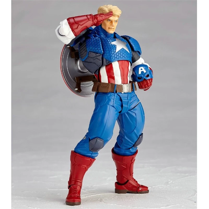AMAZING Revoltech Yamaguchi Marvel Captain America Action Figure Anime Collectable Model Toy Doll Gifts
AMAZING Revoltech Yamaguchi Marvel Captain America Action Figure Anime Collectable Model Toy Doll Gifts