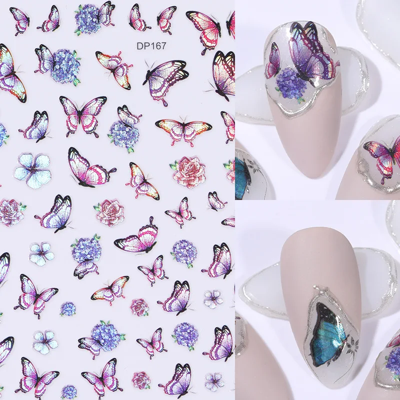 Nail Foils Stickers Holographics 3D Transfer Decals Flowers Butterfly Spring Fashion Beauty Gold Silver New Nail Adhesive
Nail Foils Stickers Holographics 3D Transfer Decals Flowers Butterfly Spring Fashion Beauty Gold Silver New Nail Adhesive