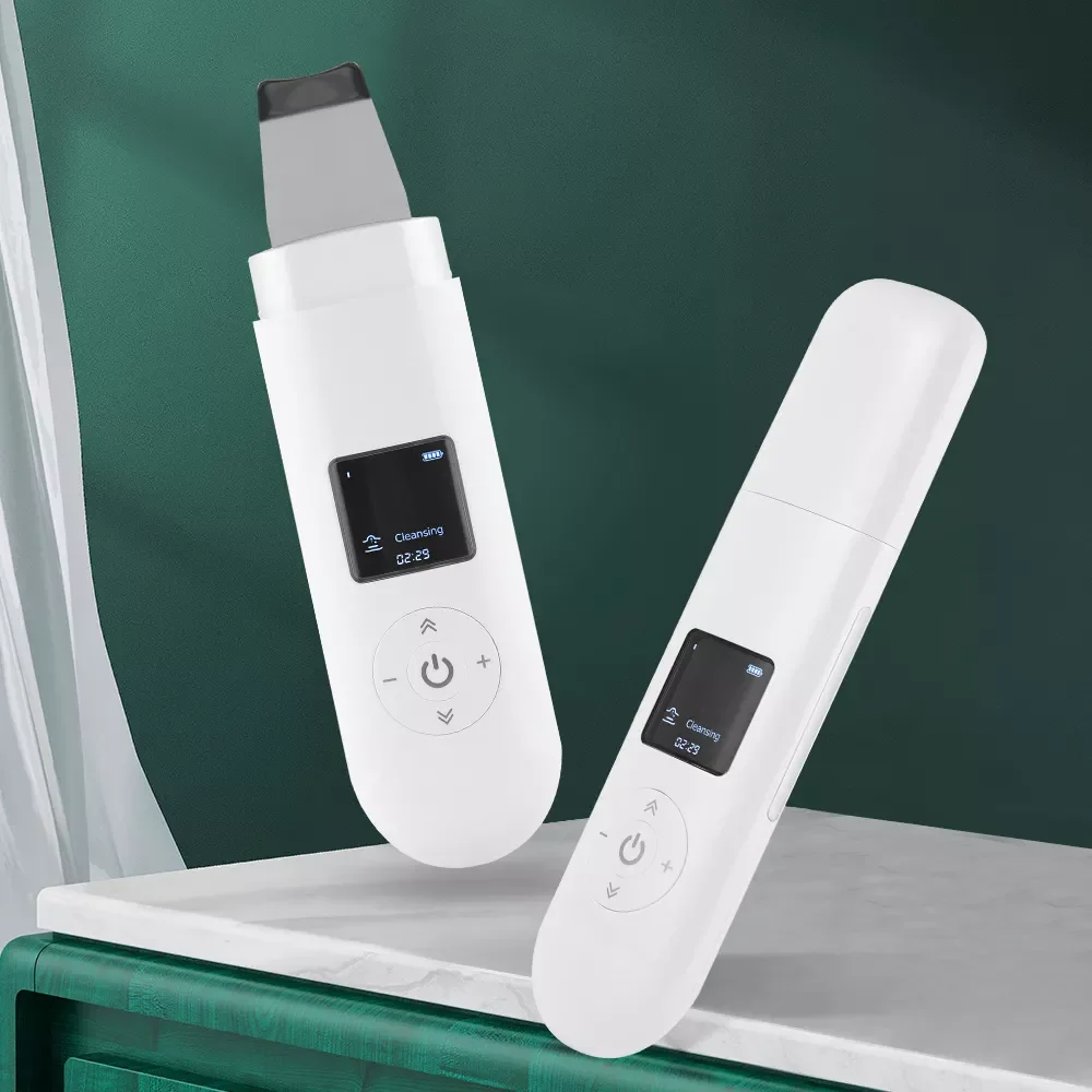 NEW2023 Skin Scrubber Ultrasonic Facial Cleaner Blackhead Remover Ultrasonic Peeling Shovel Cleaner Facial Massager Skin Care 
NEW2023 Skin Scrubber Ultrasonic Facial Cleaner Blackhead Remover Ultrasonic Peeling Shovel Cleaner Facial Massager Skin Care