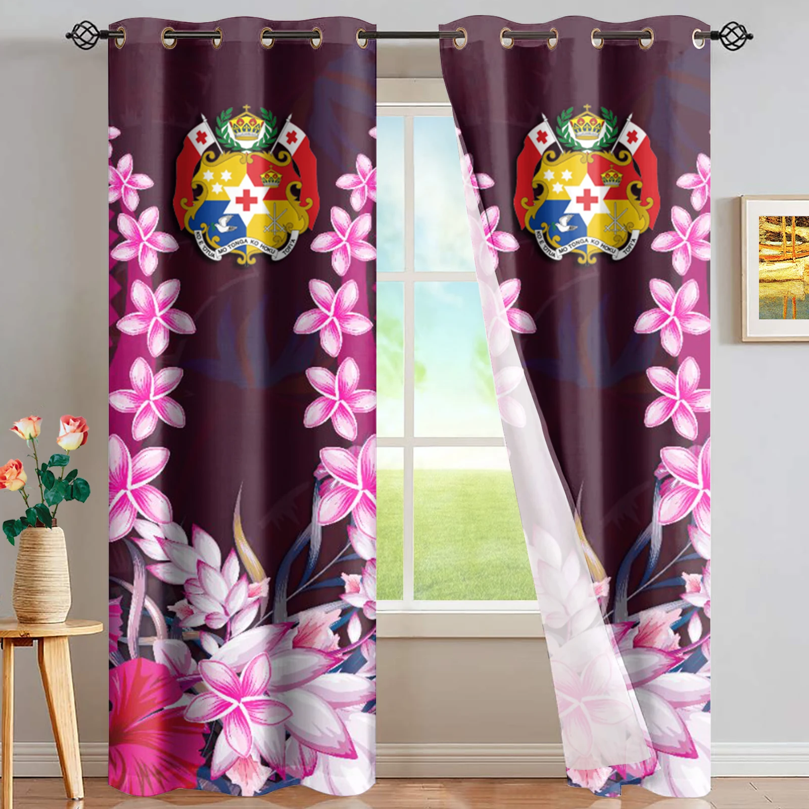 TOADDMOS Tonga Plumeria Design Curtains for Bedroom Living Room Curtain Window Sunblind Blackout Sun Binds Home Decoration
TOADDMOS Tonga Plumeria Design Curtains for Bedroom Living Room Curtain Window Sunblind Blackout Sun Binds Home Decoration