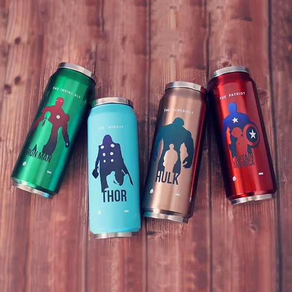 Creative Stainless Steel Super Hero Avenger Thermos CANS Portable Unisex Students Personality Trendy Straw Cup
Creative Stainless Steel Super Hero Avenger Thermos CANS Portable Unisex Students Personality Trendy Straw Cup