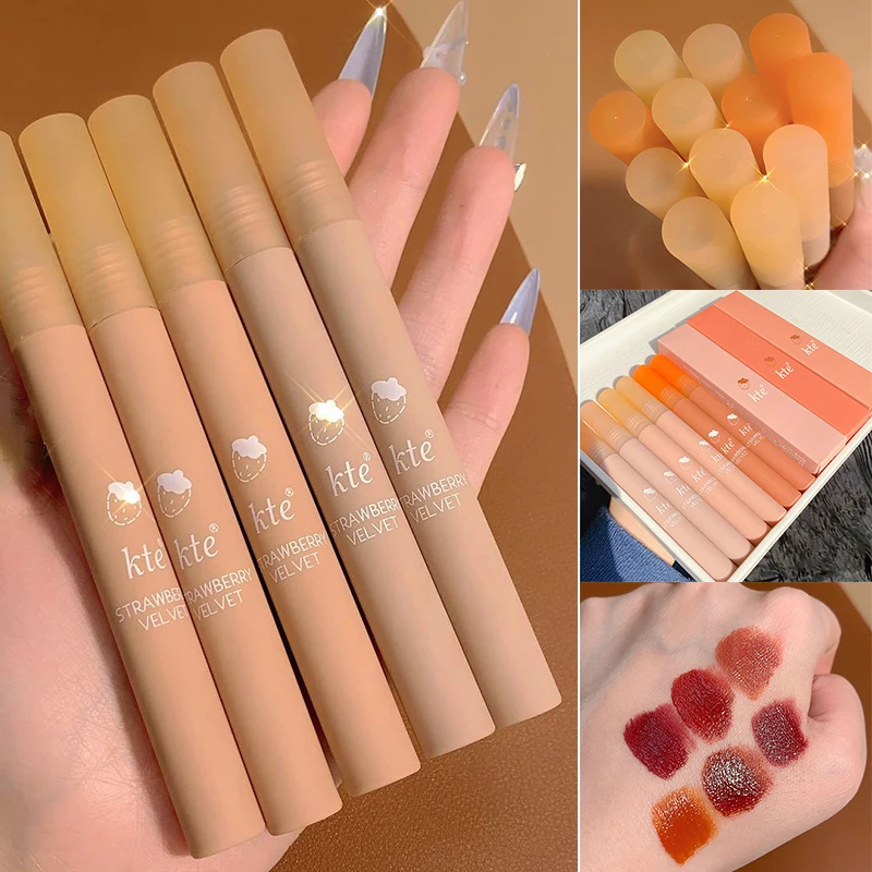 Strawberry Chestnut Lip Glaze Lip Mud Transparent Matte Matte Velvet Lipstick Student
Strawberry Chestnut Lip Glaze Lip Mud Transparent Matte Matte Velvet Lipstick Student
