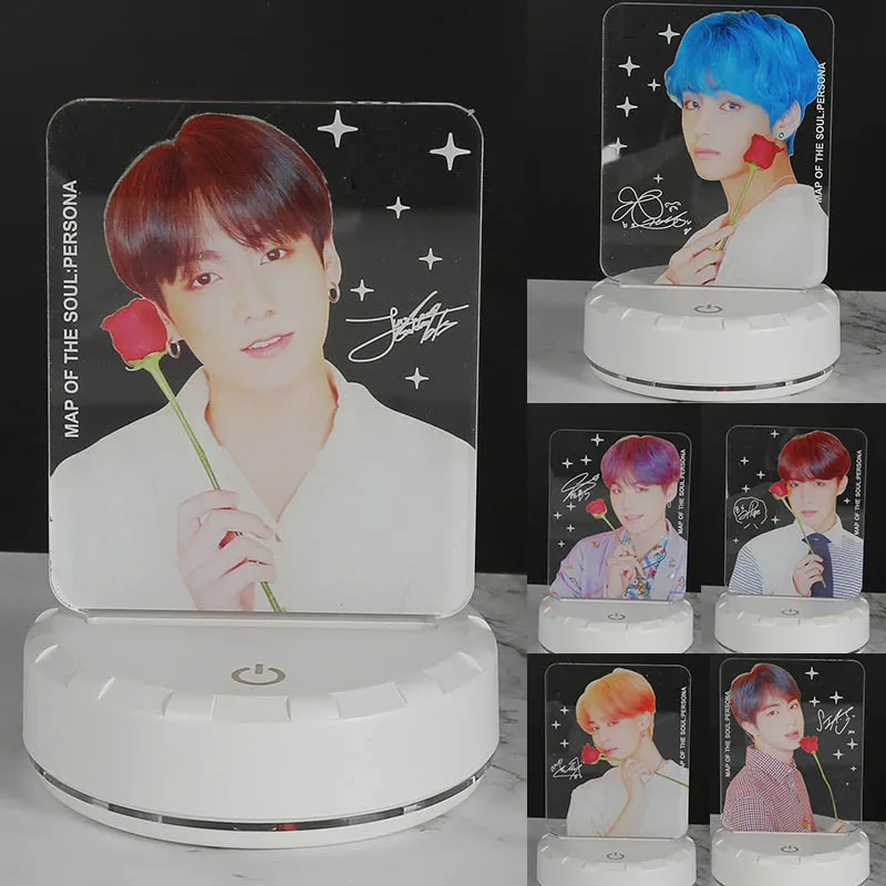 Kpop Bangtan Boys MAP OF THE SOUL:PERSONA LED Night Lights Decorative Acrylic 3D Lamps Desktop Bedside Light Anime Bedroom Decor
Kpop Bangtan Boys MAP OF THE SOUL:PERSONA LED Night Lights Decorative Acrylic 3D Lamps Desktop Bedside Light Anime Bedroom Decor