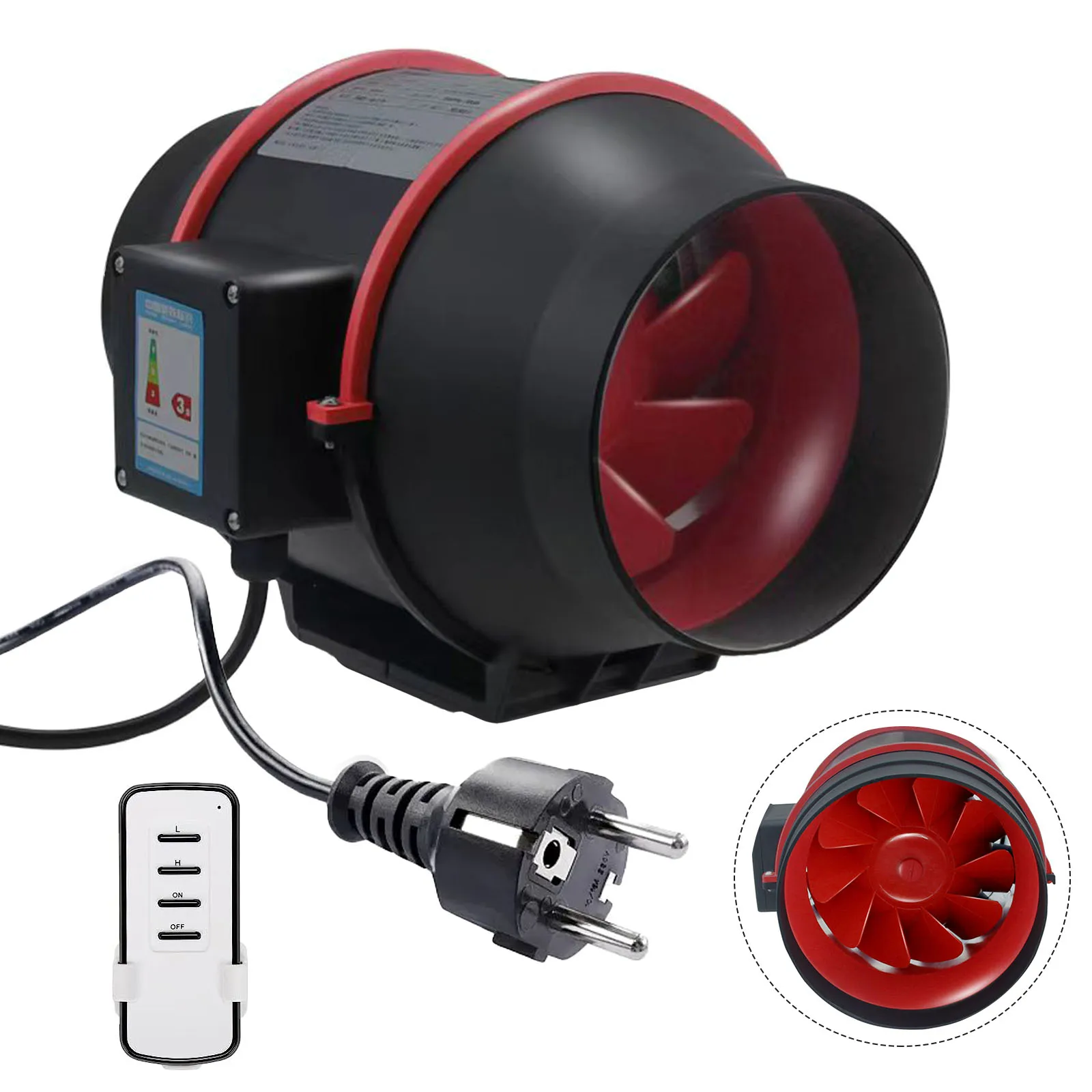 Exhaust Fan Ventilator 2500 S/min 29/30db 45/48W Adjustable Speed Easy To Install High Performance Instructions
Exhaust Fan Ventilator 2500 S/min 29/30db 45/48W Adjustable Speed Easy To Install High Performance Instructions