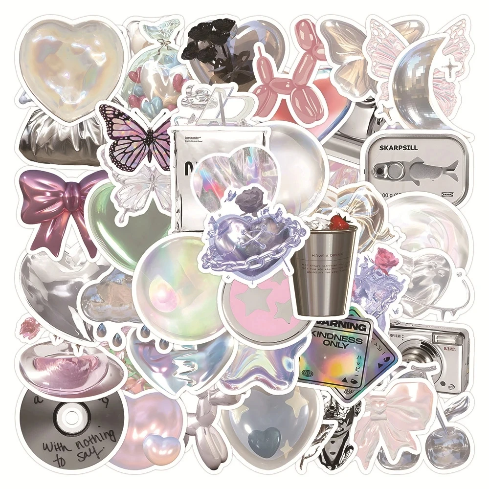 10/30/63pcs Ins Style Shiny Silver Pink Aesthetic Stickers Kawaii Decals Laptop Scrapbook Suitcase Phone Stationery Sticker Toy
10/30/63pcs Ins Style Shiny Silver Pink Aesthetic Stickers Kawaii Decals Laptop Scrapbook Suitcase Phone Stationery Sticker Toy
