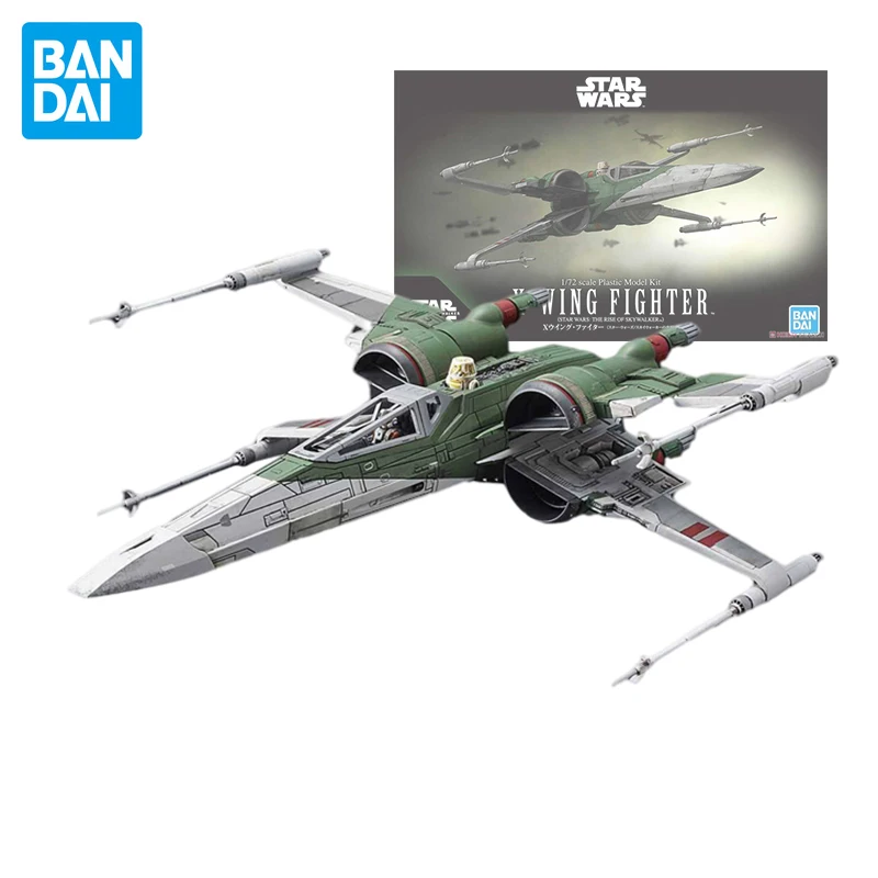 Original Bandai Star Wars 1/72 X-Wing Fighter Air-Walker Green Assembled Model Suit Anime Action Figures Children's Toys
Original Bandai Star Wars 1/72 X-Wing Fighter Air-Walker Green Assembled Model Suit Anime Action Figures Children's Toys