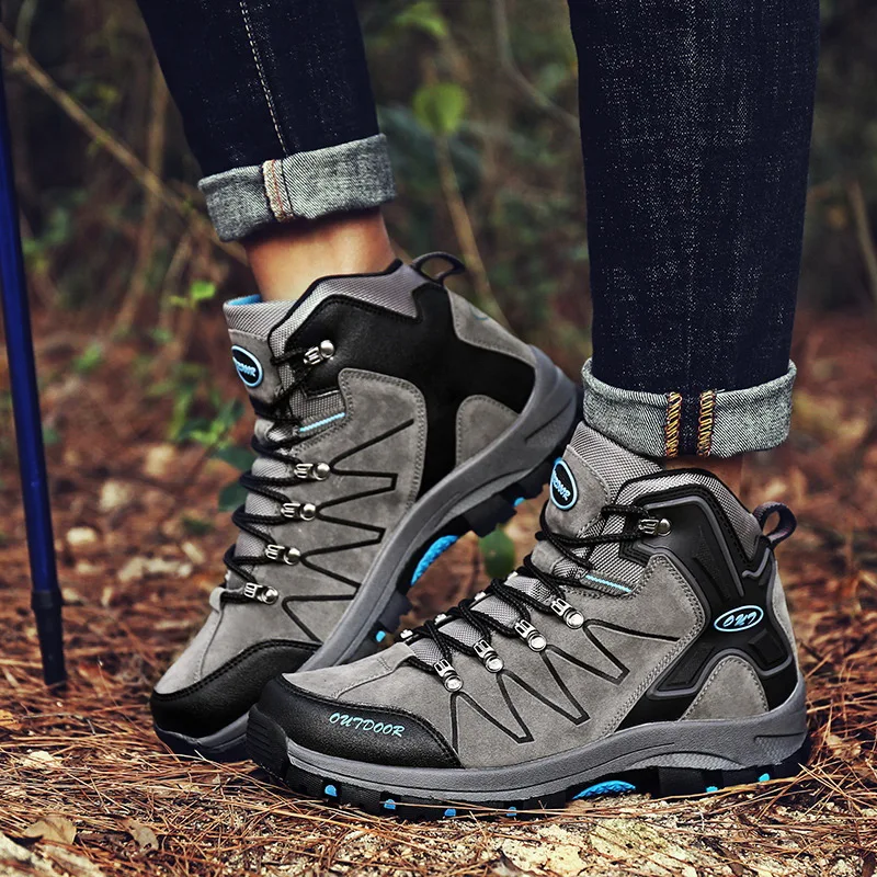 Outdoor Hiking Shoes Cross Country Climbing High Top Men's Spring And Autumn Leather Cross-border Sports
Outdoor Hiking Shoes Cross Country Climbing High Top Men's Spring And Autumn Leather Cross-border Sports