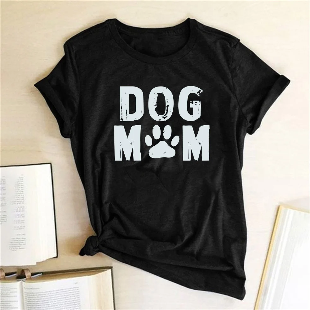 Dog Mom Printed T-Shirt Women funny tee shirt femme O Neck loose summer t shirts Harajuku aesthetic tops Casual Women clothes
Dog Mom Printed T-Shirt Women funny tee shirt femme O Neck loose summer t shirts Harajuku aesthetic tops Casual Women clothes