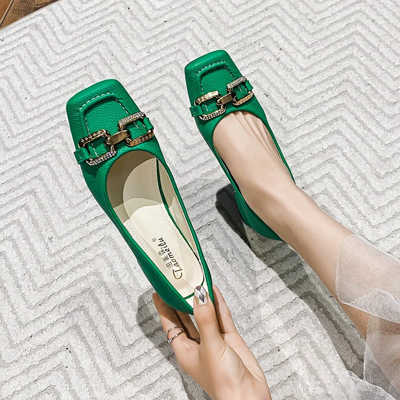 Retro Pink Pumps Women Shoes Horse Street Buckle Thick Heel 2022 New Square Toe High Heels Soft Leather Pumps Zapatos De Mujer
Retro Pink Pumps Women Shoes Horse Street Buckle Thick Heel 2022 New Square Toe High Heels Soft Leather Pumps Zapatos De Mujer