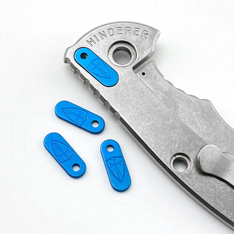 

30pcs Titanium Alloy Pocket Knife Back Clip Spacer Filler TAB for Rick Hinderer XM18 XM24 DIY Accessories Clamp Fill Backspacer