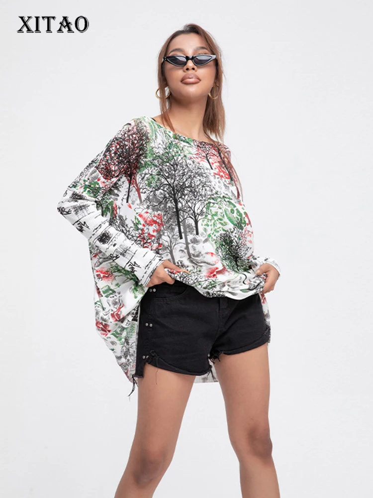 XITAO Plant Flower Pattern Knitting T-Shirts Fashion Casual O-neck Pullover Large Size All-match Loose New Women WMD5014
XITAO Plant Flower Pattern Knitting T-Shirts Fashion Casual O-neck Pullover Large Size All-match Loose New Women WMD5014