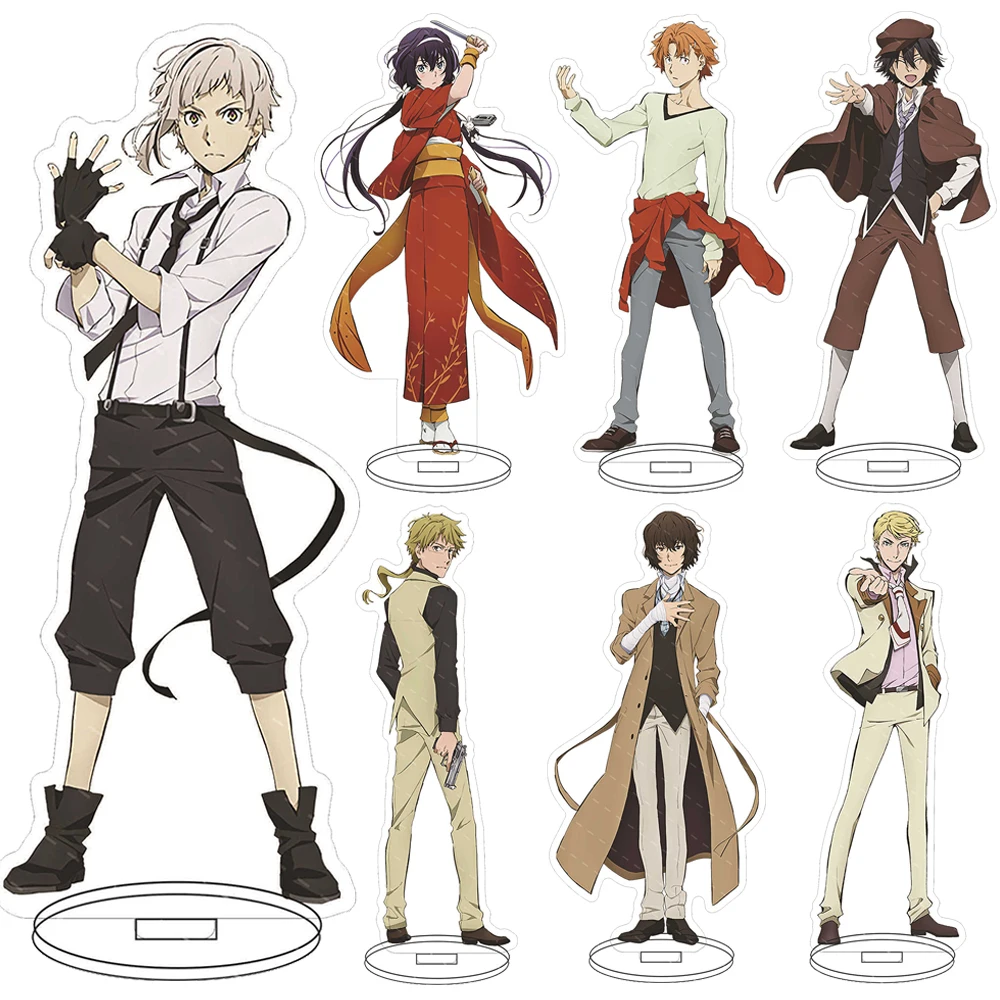 Bungo Stray Dogs Anime Figures Acrylic Stands Dazai Osamu Nakahara Chuuya Ryunosuke Akutagawa Stand Model Desk Decor Fans Gifts
Bungo Stray Dogs Anime Figures Acrylic Stands Dazai Osamu Nakahara Chuuya Ryunosuke Akutagawa Stand Model Desk Decor Fans Gifts