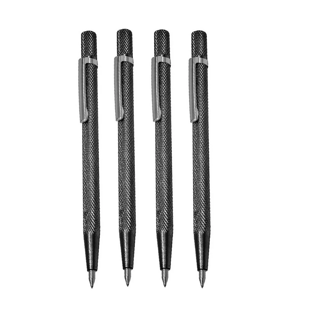 

4PCS Metal Tile Cutting Pen For Tile Cutting For Ceramic Wood Carving Tungsten Carbide Tip Scriber Pen Marking Engraving Pen