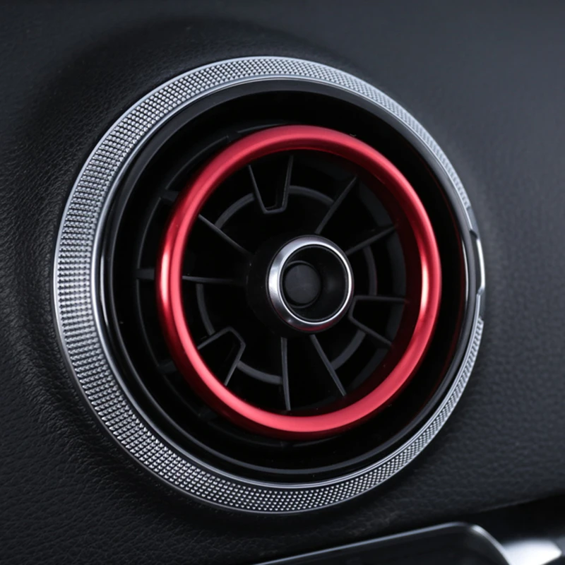 Car Air Center Console Outlet Trim Inner Ring Cover For Audi A3 8V S3 2014-2020 Sportback Sedan Interior Accessories Car Styling
Car Air Center Console Outlet Trim Inner Ring Cover For Audi A3 8V S3 2014-2020 Sportback Sedan Interior Accessories Car Styling
