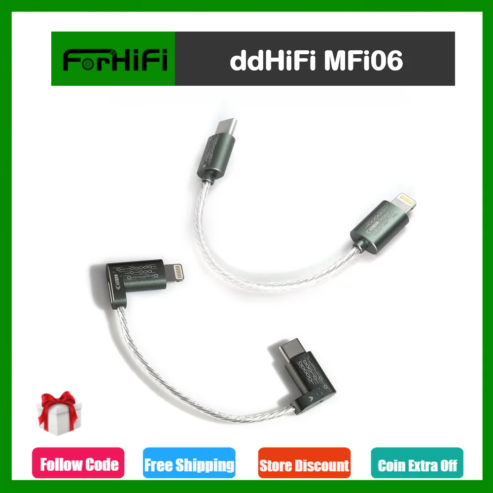 DD ddHiFi MFi06 Light-ning to USB TypeC Data Cable to Connect iOS Devices with USB-C DAC / AMP
DD ddHiFi MFi06 Light-ning to USB TypeC Data Cable to Connect iOS Devices with USB-C DAC / AMP