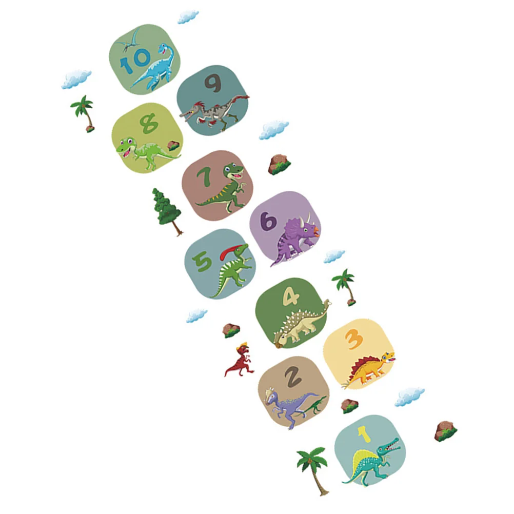1 Set Hopscotch Game Floor Sticker Decorative Floor Sticker Dinosaur Floor Decal for Nursery
1 Set Hopscotch Game Floor Sticker Decorative Floor Sticker Dinosaur Floor Decal for Nursery