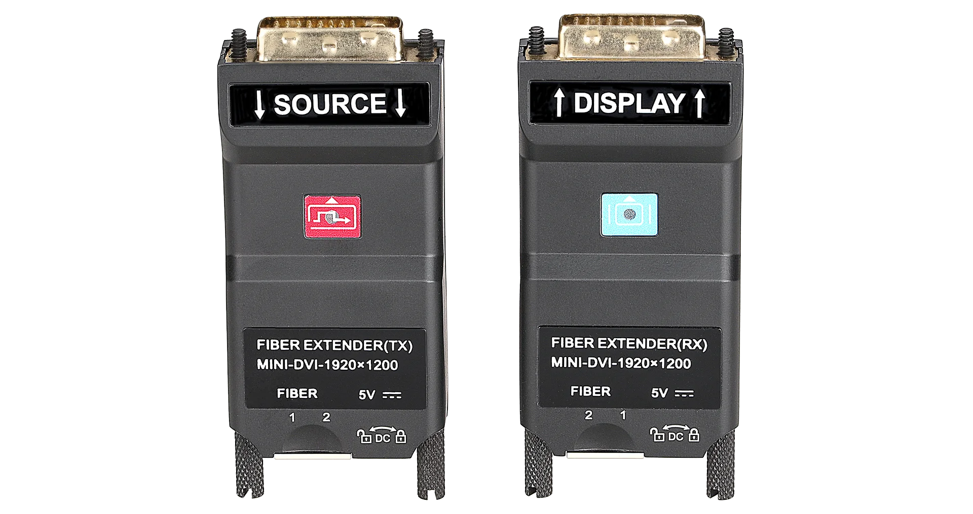 1 канал mini dual fiber multi mode 1920*1200P DVI волоконно-оптический конвертер