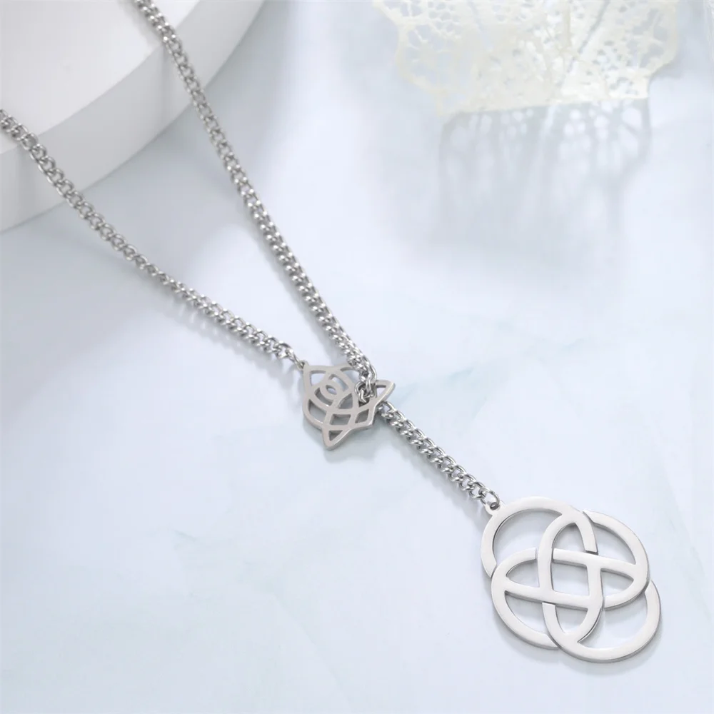 Vintage Love Celtics Knot Art Viking Pendant Necklace Irish Witch Knot Necklace Long Link Chain For Women Man Jewelry Witchcraft
Vintage Love Celtics Knot Art Viking Pendant Necklace Irish Witch Knot Necklace Long Link Chain For Women Man Jewelry Witchcraft