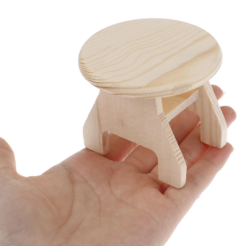 1pc Dollhouse Miniature Wooden Round Tea Table Doll House Handcrafted Bedside Table Furniture Model Decor
1pc Dollhouse Miniature Wooden Round Tea Table Doll House Handcrafted Bedside Table Furniture Model Decor