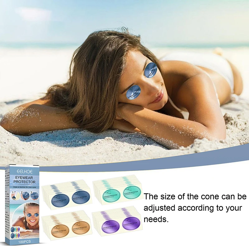 100pcs Soft Sunbathing Eyewear Tanning Goggles Beach Adjustable UV Skin Tanning Eye Protection UV Shield Eyepatch 
100pcs Soft Sunbathing Eyewear Tanning Goggles Beach Adjustable UV Skin Tanning Eye Protection UV Shield Eyepatch