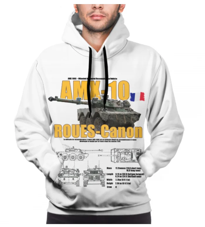 French Army AMX 10 Wheeled Armored Vehicle Graphics 3D Printed Hoodie Unisex Polyester Hoodie 110-6XL Casual Sweatshirt
French Army AMX 10 Wheeled Armored Vehicle Graphics 3D Printed Hoodie Unisex Polyester Hoodie 110-6XL Casual Sweatshirt